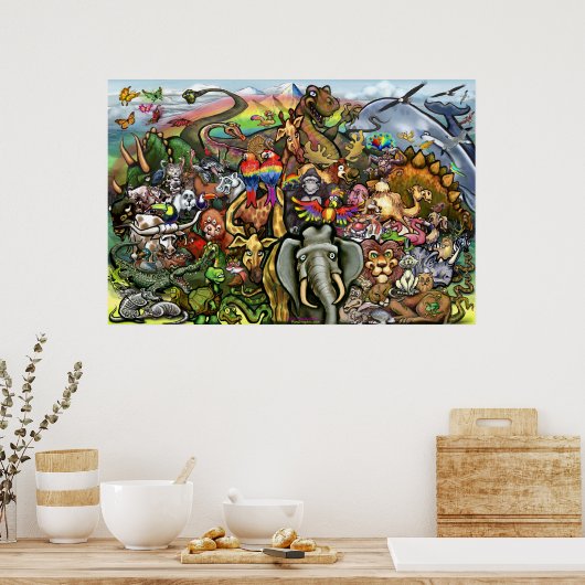 動物ポスター ポスター (キッチン)