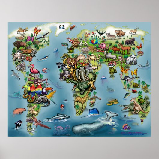 動物ポスター ポスター (正面)