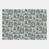 動物ポートレート包装紙 ラッピングペーパーシート (正面2)