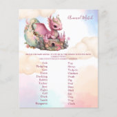 動物マッチ赤ちゃんシャワーゲーム (正面)