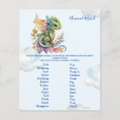 動物マッチ赤ちゃんシャワーゲーム (正面)