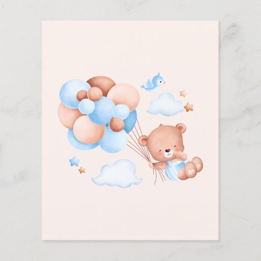 動物マッチ赤ちゃんシャワーゲーム (裏面)