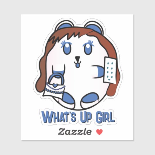 動物マンガ10代のーのハムスターおもしろいノートパソモダンコン シール (シート)