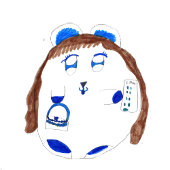 動物マンガ10代のーのハムスターおもしろいノートパソモダンコン シール