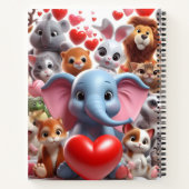 動物モダン手帳 ノートブック (裏面)