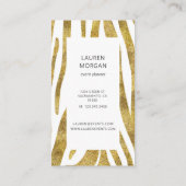 動物モダン王国 | 縦型名刺 名刺 (裏面)