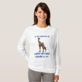 動物モチーフのママ-to-Be Tシャツ (正面フル)