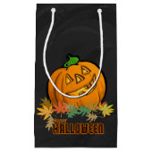 動物不気味カボチャ スモールペーパーバッグ (正面)