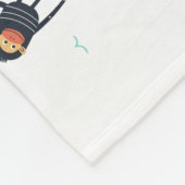 動物世界地図 フリースブランケット (角)