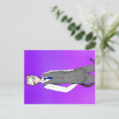 動物交配人間化レイモンド葉書 ポストカード (スタンド正面)