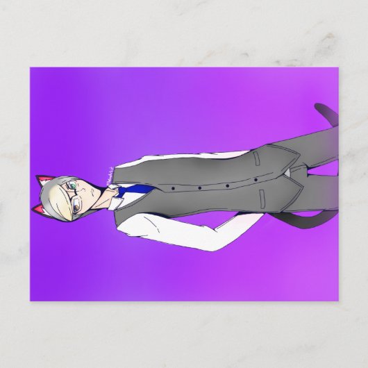 動物交配人間化レイモンド葉書 ポストカード (正面)