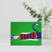 動物交配人間化ローバー葉書 ポストカード (スタンド正面)