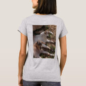 動物人のための極度のおもしろいのワイシャツ! Tシャツ (裏面)