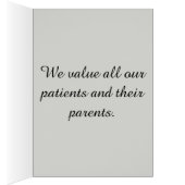 動物介護士の皆様に感謝の言葉を贈る (内側 (右))