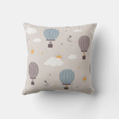 動物付き温風船装飾用クッション クッション (裏面)