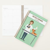 動物付き獣医カスタム文字 プランナー手帳 (ディスプレー)