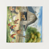 動物付き農場 タペストリー (正面(横))