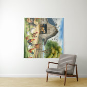 動物付き農場 タペストリー (インサイチュ(横))