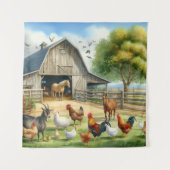 動物付き農場 タペストリー (正面)