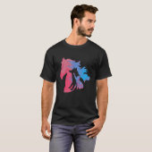 動物保護のための犬猫馬ペット Tシャツ (正面フル)