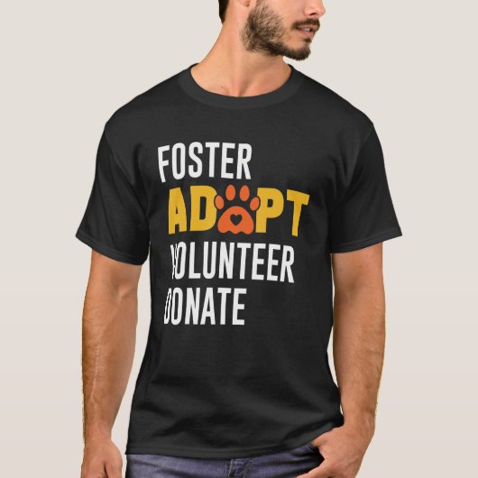 動物保護シェルター Tシャツ (正面)