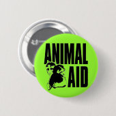 動物保護剤 缶バッジ (正面&裏面)