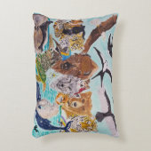 動物力の枕 アクセントクッション (正面(垂直))