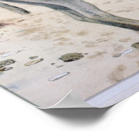 動物勉強 ポスター (角)