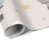 動物包装付温風船紙 転が ラッピングペーパー (ロールコーナー)