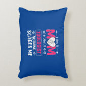 動物医おもしろい母、動物医母 アクセントクッション (正面(垂直))