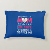 動物医おもしろい母、動物医母 アクセントクッション (裏面)