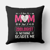 動物医おもしろい母、動物医母 クッション (裏面)