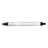 動物医療用ゴールドV エレガントアスクレピオス 獣医 黒ボールペン (正面)