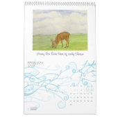 動物及び野性生物場面の美術のカレンダー カレンダー (2月 2027)