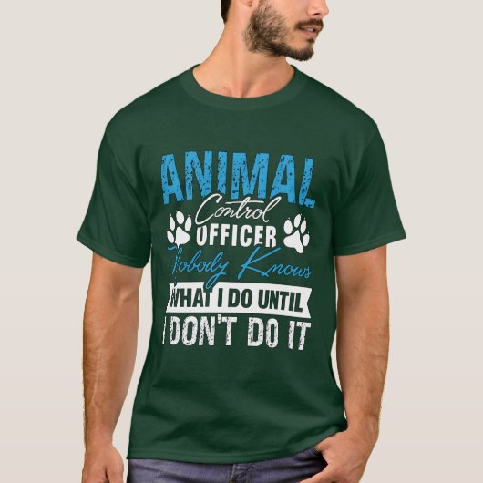 動物取扱責任者 動物管理責任者 保護活動愛好家 Tシャツ (正面)