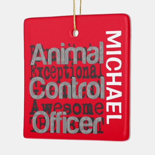 動物取締官カスタム令 セラミックオーナメント (左)