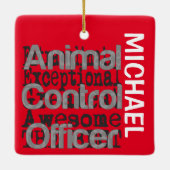 動物取締官カスタム令 セラミックオーナメント (裏面)