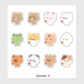 動物口開口部2 シール (シート)