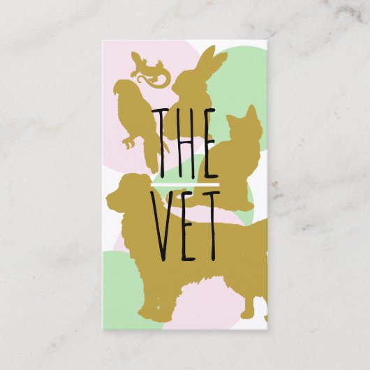 動物名刺 名刺 (正面)