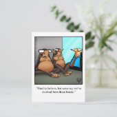 動物園おもしろいのユーモアポストカード ポストカード (スタンド正面)