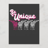 動物園おもしろいの飼育員サファリ動物園の動物の衣装 ポストカード (正面)