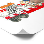 「動物園でカタカタいう音」から，動物園トレイン ポスター (角)