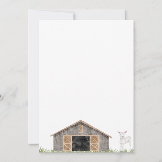 動物園で大騒ぎ: 2歳の誕生日をお祝いしよう！ 招待状 (裏面)