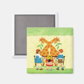 動物園で1日 マグネット (正面/裏面)