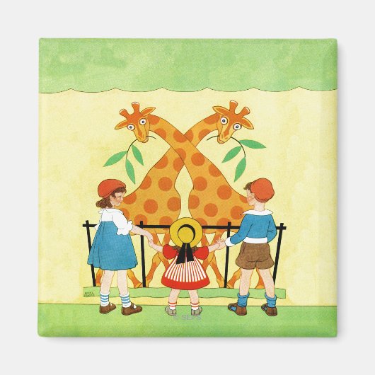 動物園で1日 マグネット (正面)