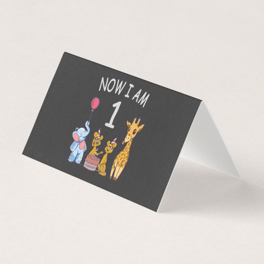 動物園で1歳の誕生日を迎えました (正面)