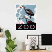 動物園にアクセス – 旅行WPA ポスター (ホームオフィス)