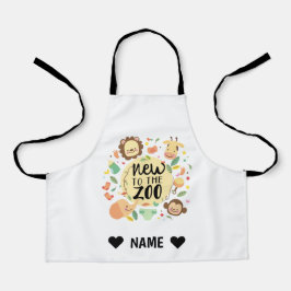 動物園に初めて エプロン
