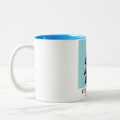 動物園に行く ツートーンマグカップ (左)