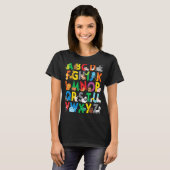 動物園のアニマルアルファベッ学トシャツABCs for boys, Tシャツ (正面フル)